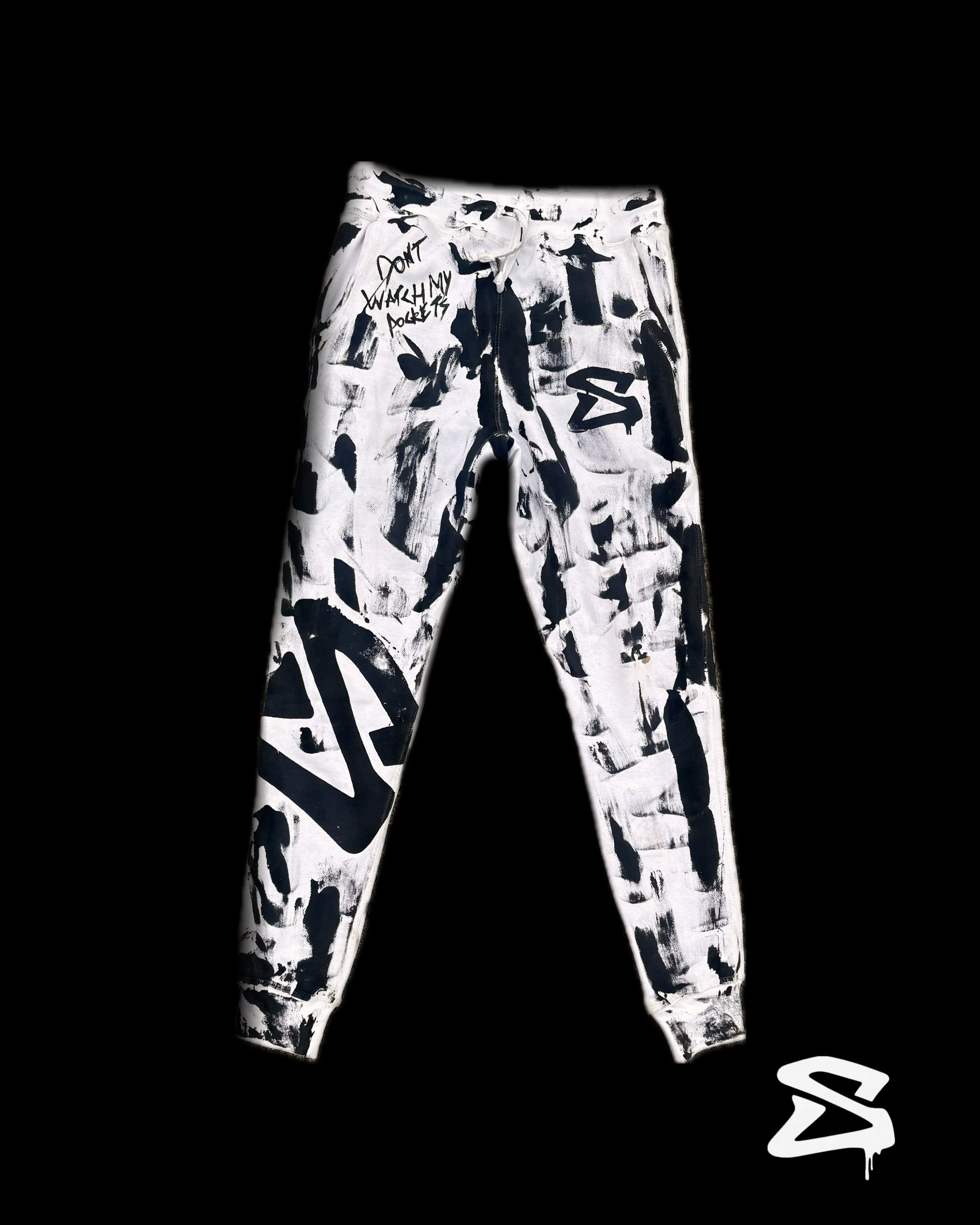 WHITE JOGGERS