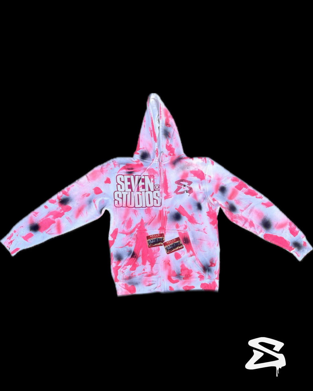 Seven Studios Pink Zip-Up