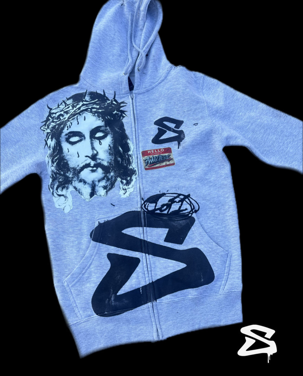 GLORY OH GLORY ZIP-UP - GRAY