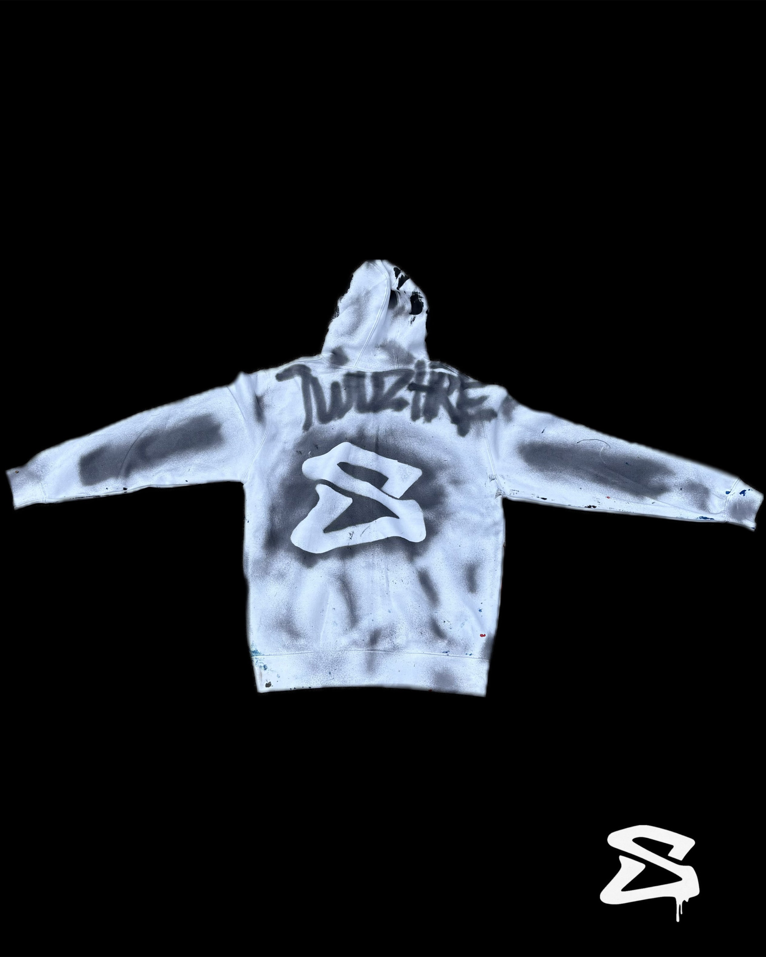 BEN FRANK BLUE X BLACK ZIP-UP