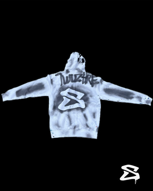 BEN FRANK BLUE X BLACK ZIP-UP