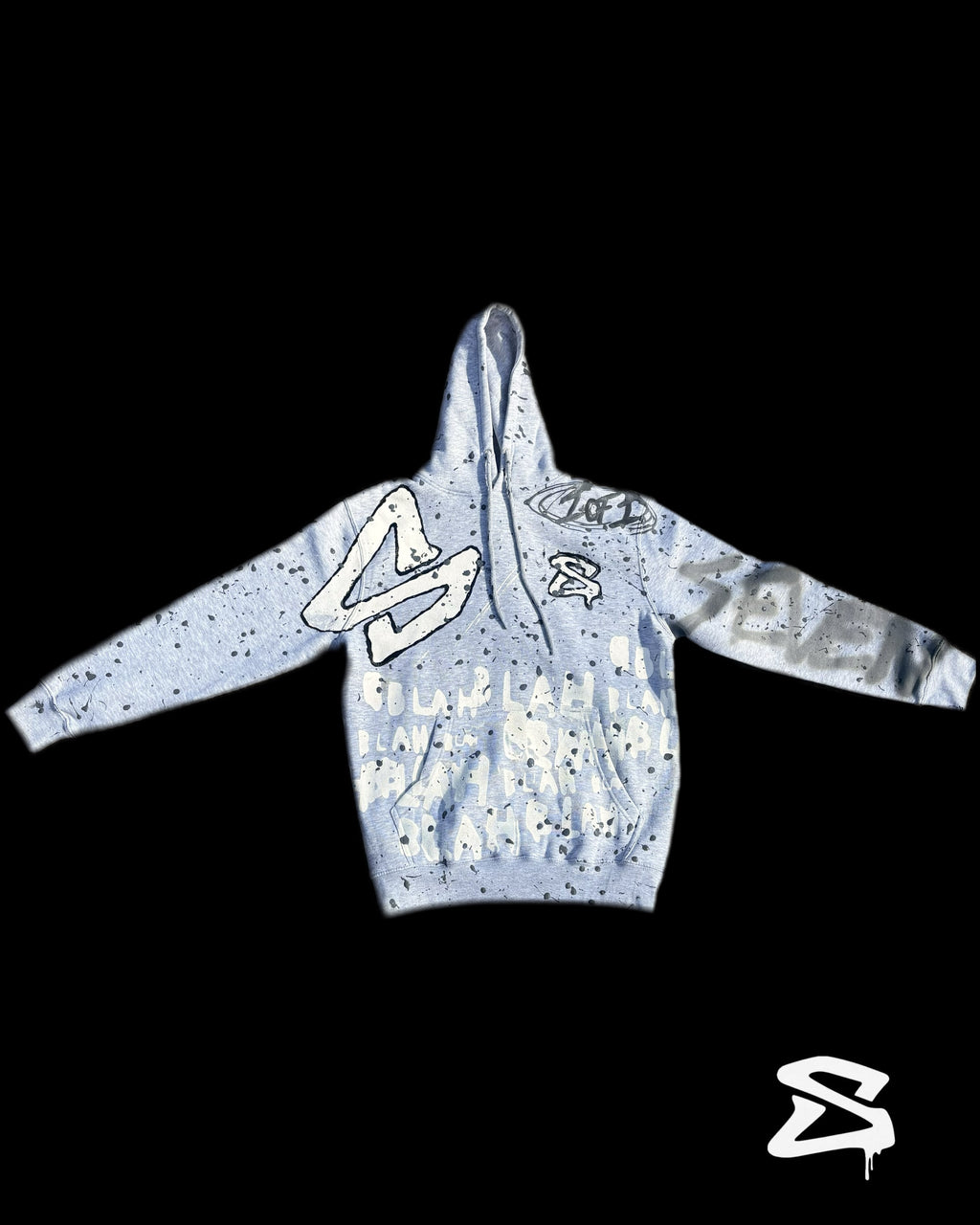 WOLF GREY 5S PULLOVER HOODIE