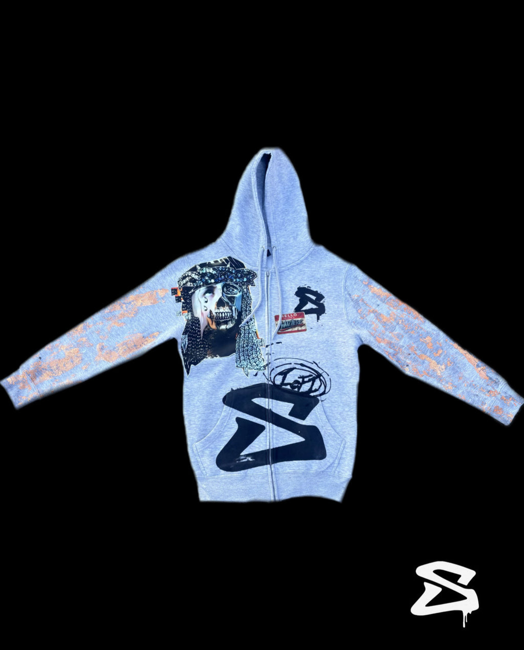 ALL OF GLORY ZIP-UP - GRAY