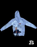 Wolf grey 5S Tony Montana rhinestone Zip-Up