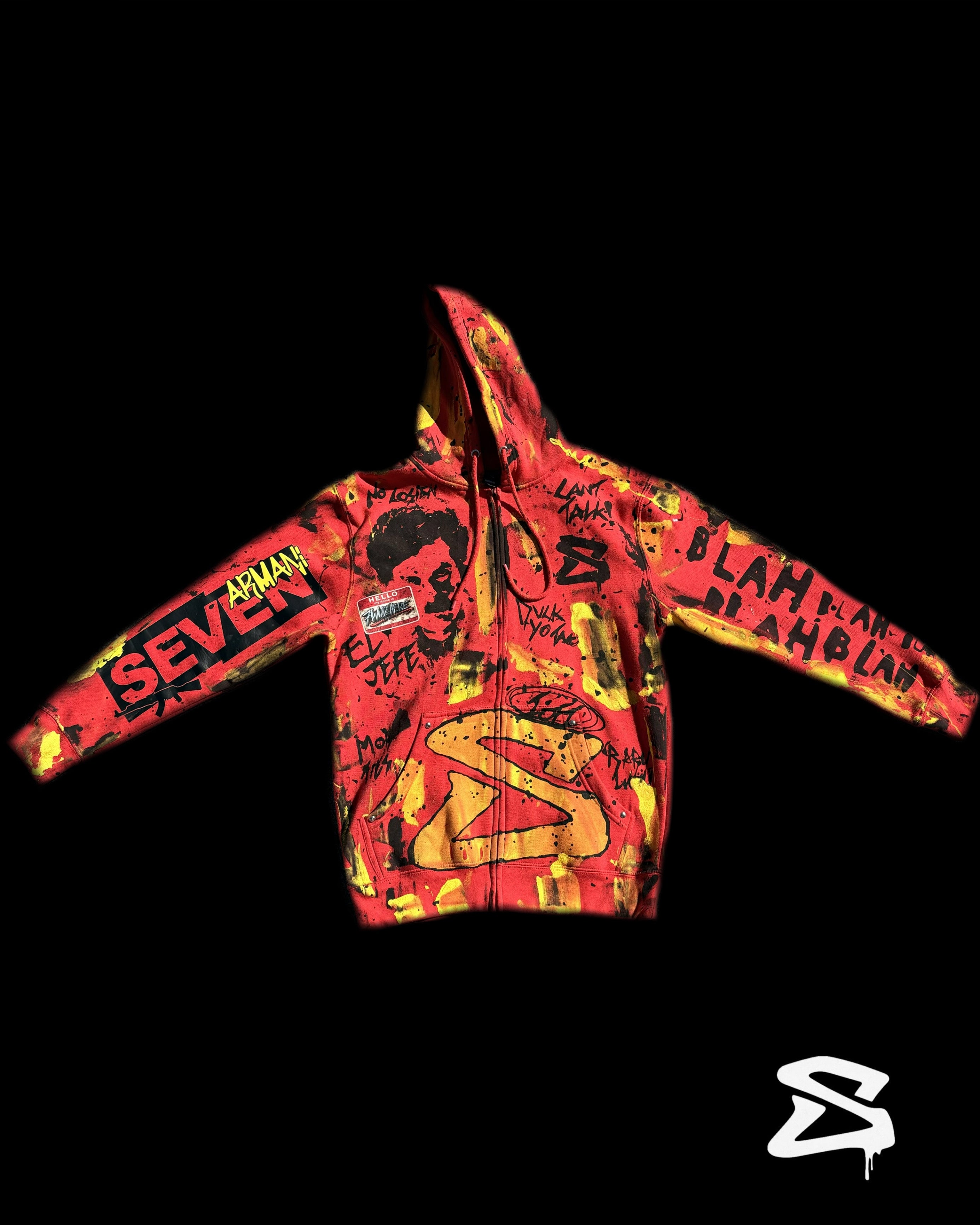 Ferrari Red El Jefe Zip- Up