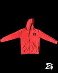 RED ESSENTIAL ZIP-UP