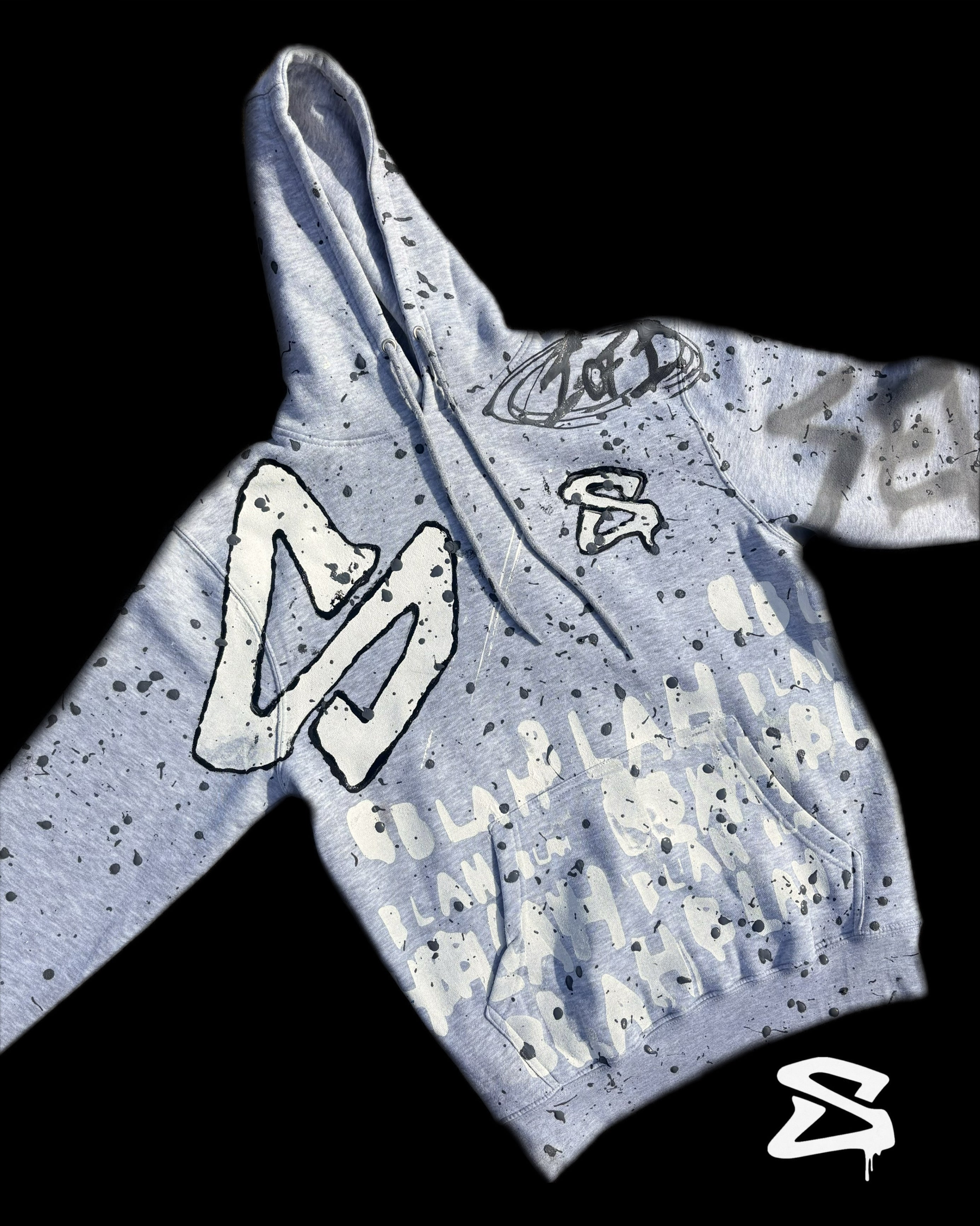 WOLF GREY 5S PULLOVER HOODIE