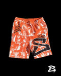 GRAFFITI SHORTS - ORANGE