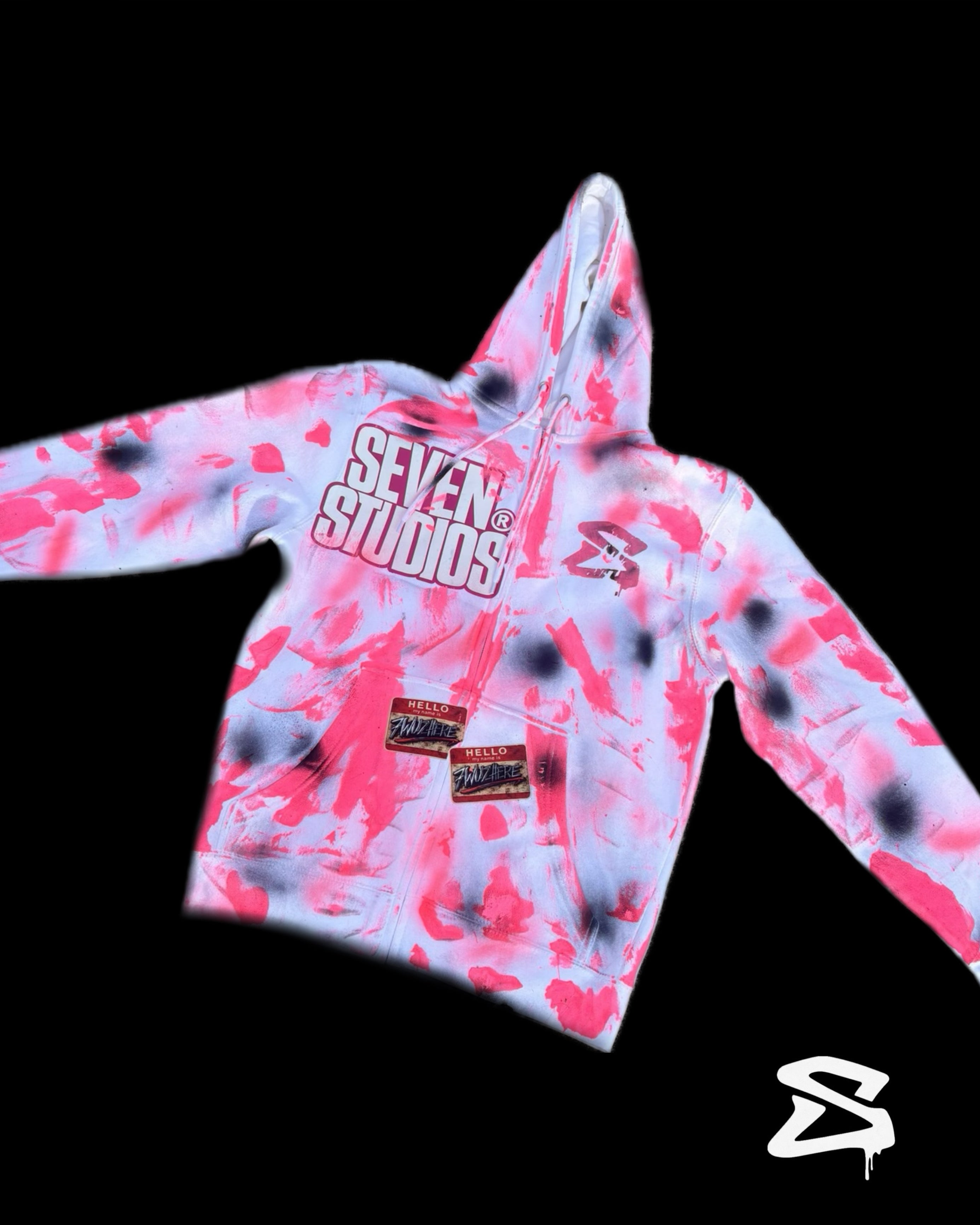 Seven Studios Pink Zip-Up
