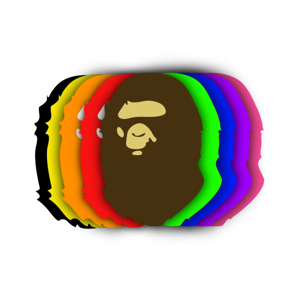 BAPE HEAD WALL ART